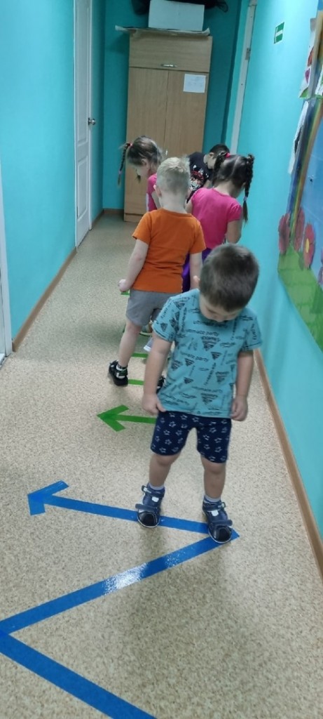 Координационные дорожки в группе "Золотой ключик" 2