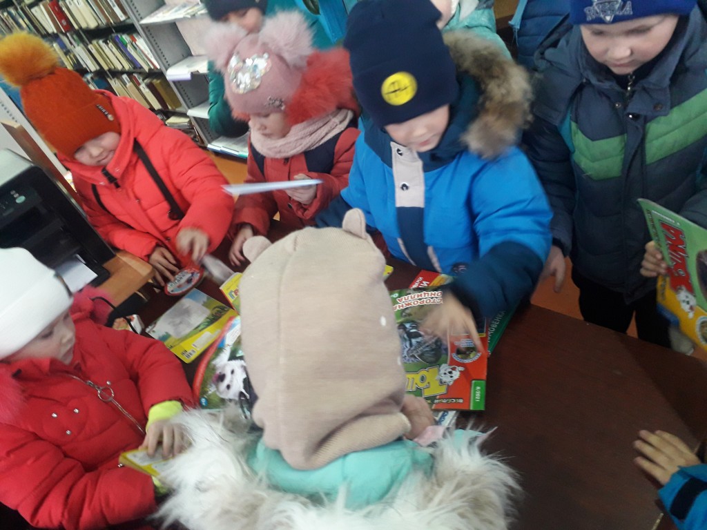 Экскурсия в сельскую библиотеку. 2